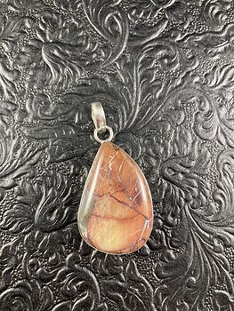 Natural Butterfly Jasper Crystal Stone Jewelry Pendant #DjKPylZnFL4