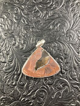 Natural Butterfly Jasper Crystal Stone Jewelry Pendant #XfBpx2Pbd1U
