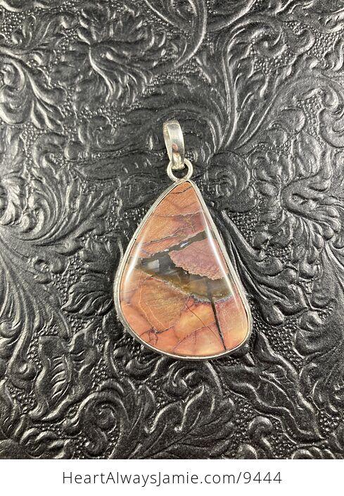 Natural Butterfly Wing Jasper Crystal Stone Jewelry Pendant - #R5b9j9Cxr0k-1
