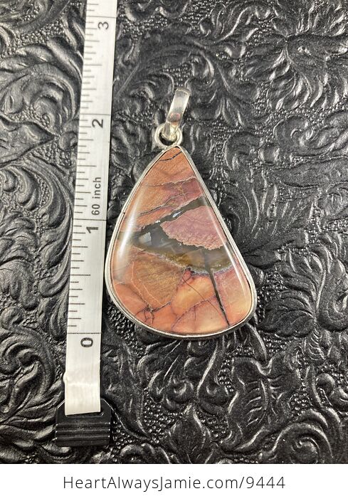 Natural Butterfly Wing Jasper Crystal Stone Jewelry Pendant - #R5b9j9Cxr0k-3