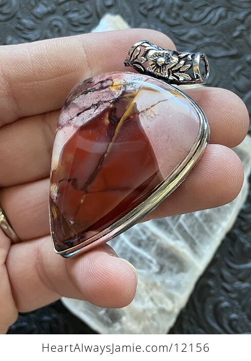 Natural Colorful Mookaite Moukaite Jasper Crystal Stone Jewelry Pendant - #n7m5V3QwR5s-4