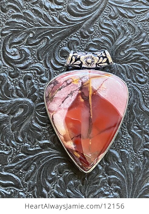 Natural Colorful Mookaite Moukaite Jasper Crystal Stone Jewelry Pendant - #n7m5V3QwR5s-6