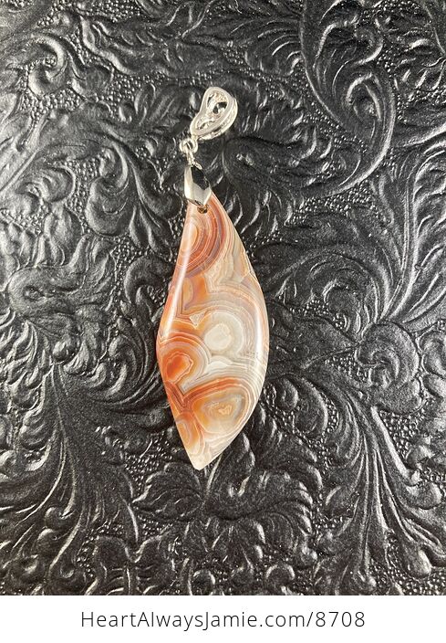 Natural Crazy Lace Agate Crystal Stone Jewelry Pendant - #IKoRPcMRISE-4