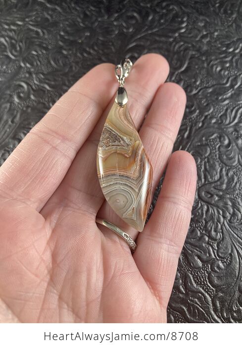 Natural Crazy Lace Agate Crystal Stone Jewelry Pendant - #IKoRPcMRISE-10
