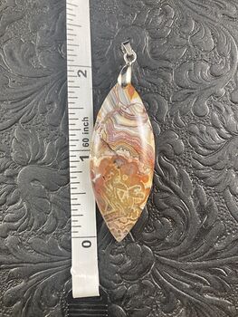 Natural Crazy Lace Agate Stone Jewelry Pendant #CF3qEgxEMPs