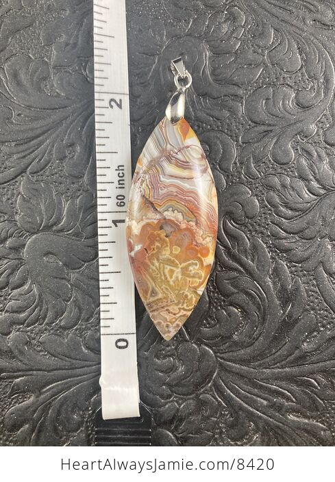 Natural Crazy Lace Agate Stone Jewelry Pendant - #CF3qEgxEMPs-1
