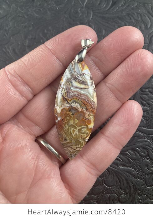 Natural Crazy Lace Agate Stone Jewelry Pendant - #CF3qEgxEMPs-4