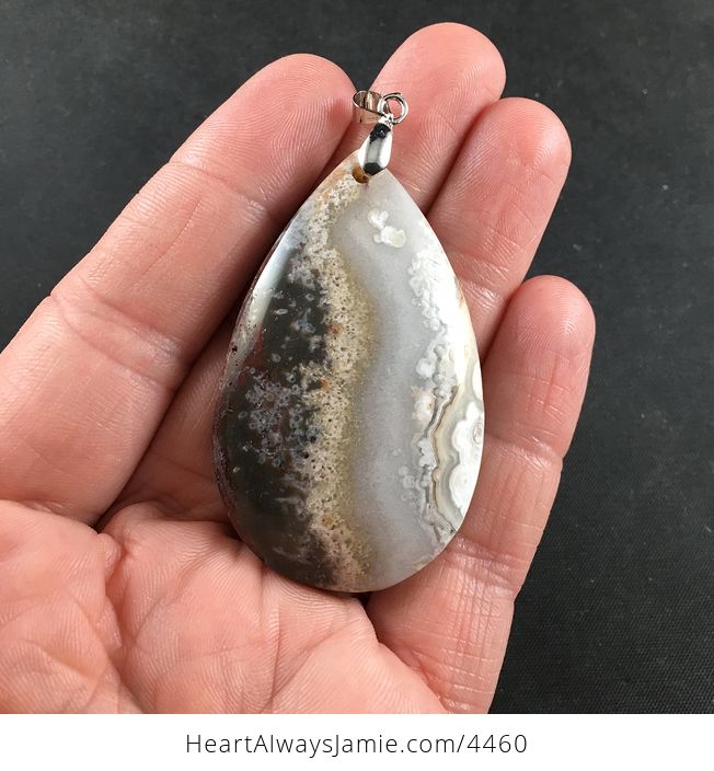 Natural Crazy Lace Agate Stone Pendant Jewelry - #bXUuEOFVREY-1