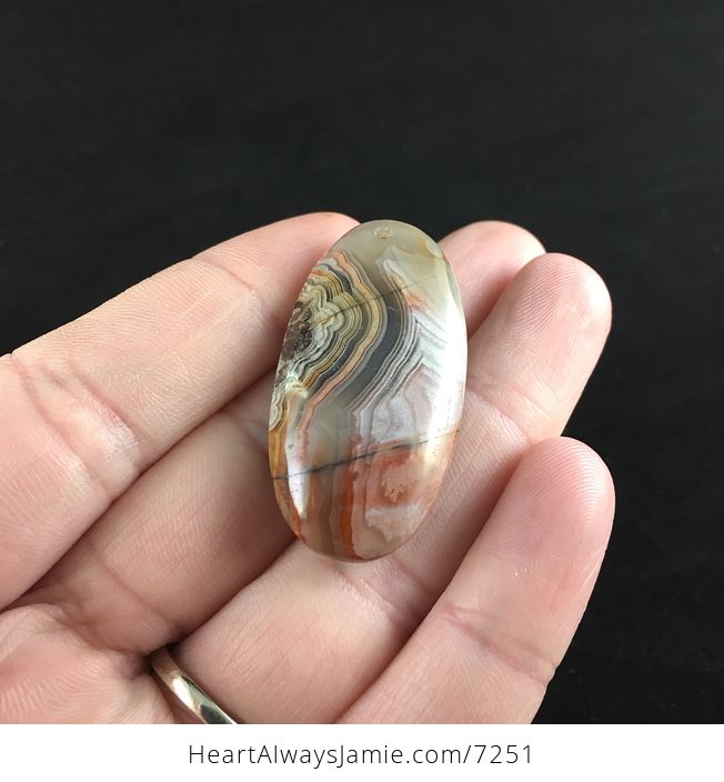 Natural Crazy Lace Mexican Agate Stone Jewelry Pendant - #wcHbMLaUIEo-2