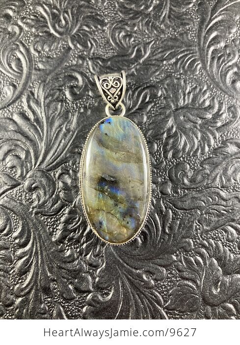 Natural Flash Labradorite Crystal Stone Jewelry Pendant - #fpLq0B86ZEE-5