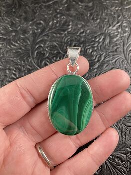 Natural Green Malachite Crystal Stone Jewelry Pendant #OMkGeVueXeM