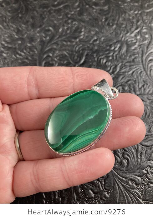 Natural Green Malachite Crystal Stone Jewelry Pendant - #OMkGeVueXeM-5
