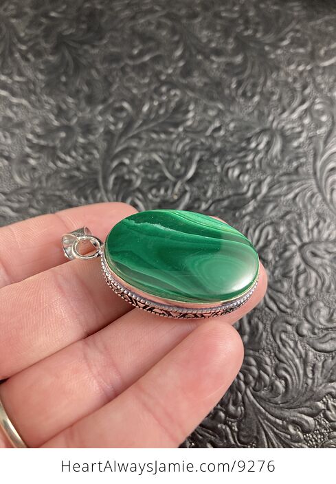 Natural Green Malachite Crystal Stone Jewelry Pendant - #OMkGeVueXeM-6