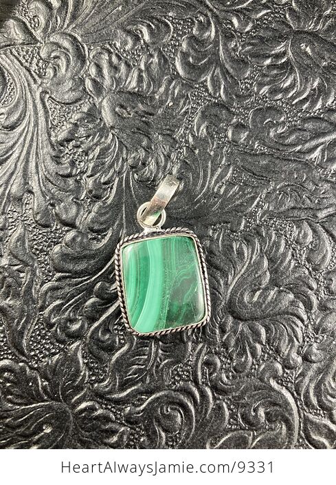 Natural Green Malachite Crystal Stone Jewelry Pendant - #xsj9pOfRPtQ-2