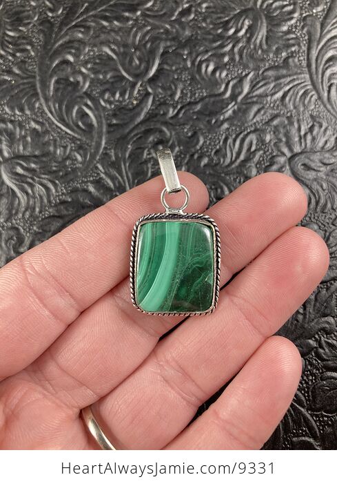 Natural Green Malachite Crystal Stone Jewelry Pendant - #xsj9pOfRPtQ-1