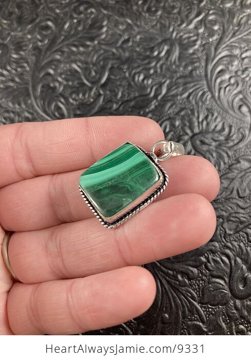 Natural Green Malachite Crystal Stone Jewelry Pendant - #xsj9pOfRPtQ-4