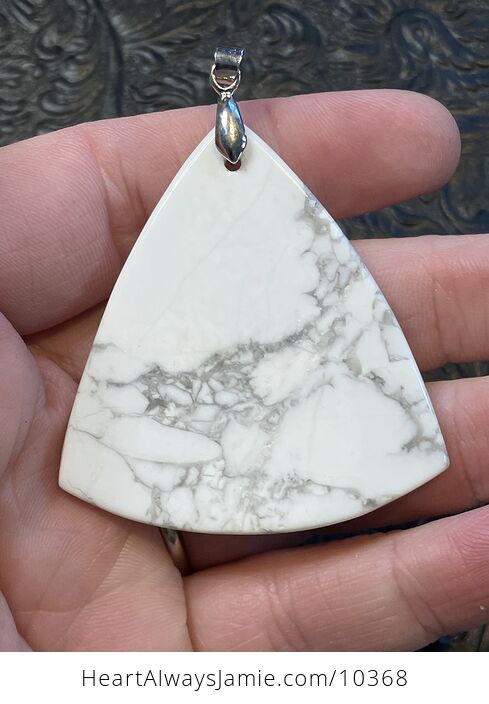 Natural Howlite Handcrafted Stone Jewelry Crystal Pendant - #kg7znQsrcmw-4