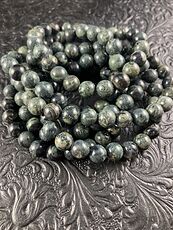 Natural Kambaba Green Stromatolite Jasper 8mm Stone Gemstone Jewelry Bracelet #mnrXPNp30Qk