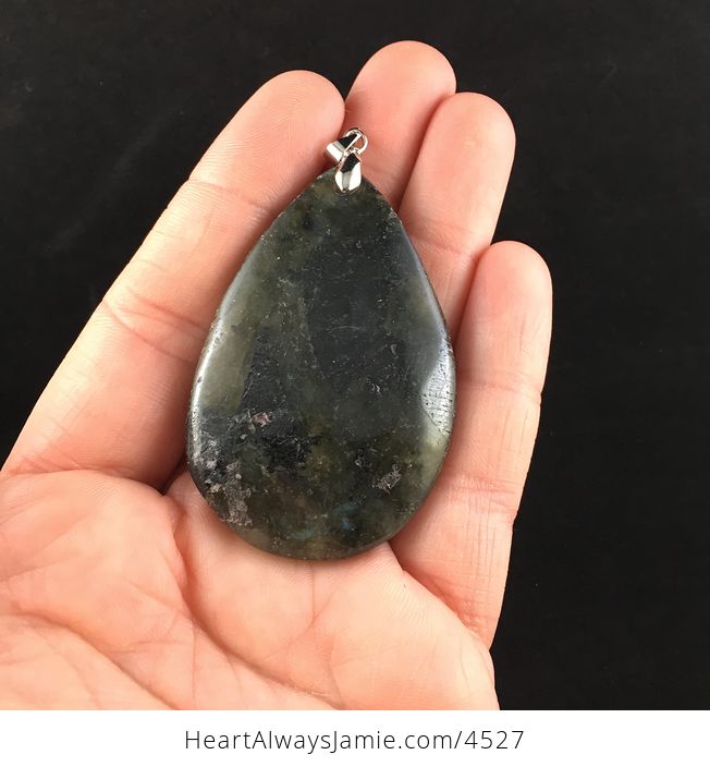 Natural Labradorite Stone Jewelry Pendant - #1xgT3YfY4yE-1