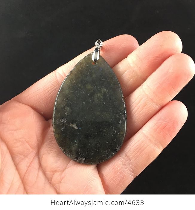 Natural Labradorite Stone Jewelry Pendant - #ofvyJRLlVfM-4