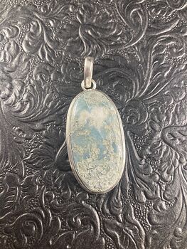 Natural Larimar Crystal Stone Jewelry Pendant #RIWHABBbUWY