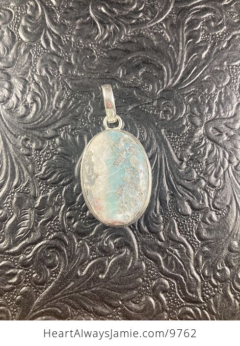 Natural Larimar Crystal Stone Jewelry Pendant - #zzA6Bhc2NMI-3