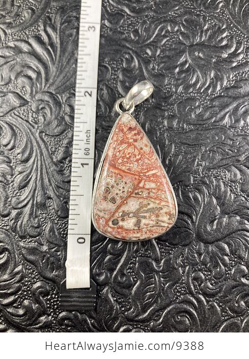 Natural Leopard Jasper Crystal Stone Jewelry Pendant - #lNxauMsM1UA-3