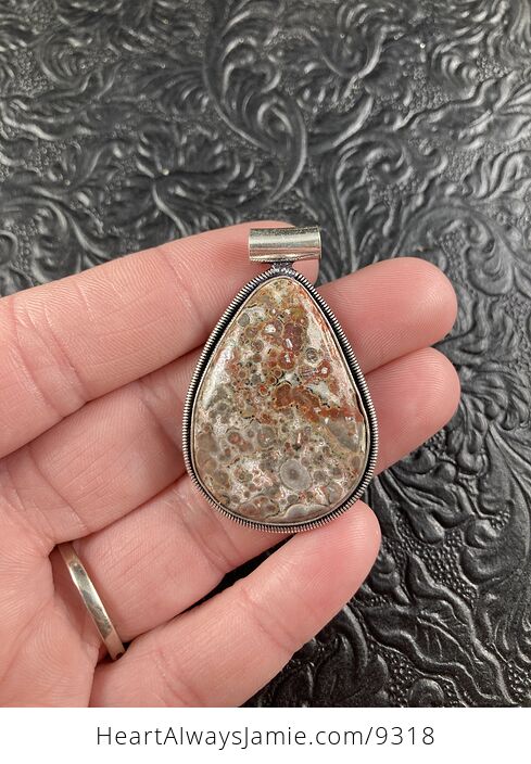 Natural Leopard Skin Jasper Stone Jewelry Crystal Pendant - #LAvmIzofra0-2
