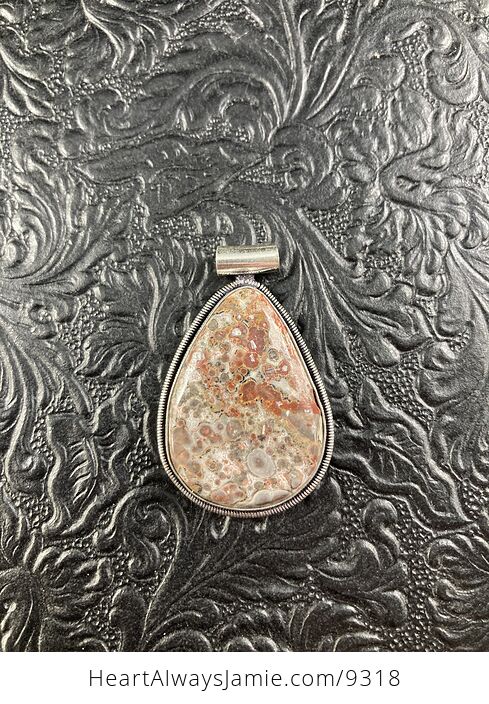 Natural Leopard Skin Jasper Stone Jewelry Crystal Pendant - #LAvmIzofra0-1