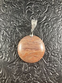 Natural Mexican Brecciated Jasper Crystal Stone Pendant Jewelry #OM5EiTw1q8U