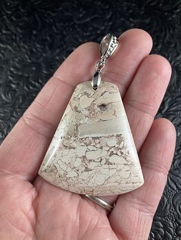 Natural Mexican Brecciated Jasper Crystal Stone Pendant Jewelry #Y8rfFKmKrek