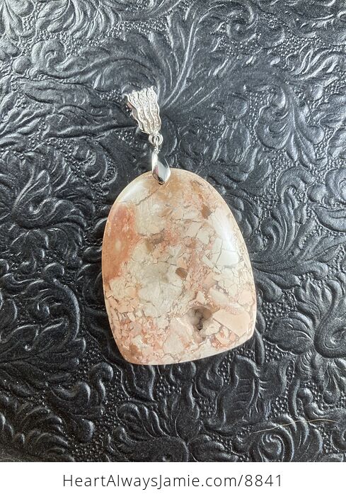 Natural Mexican Brecciated Jasper Crystal Stone Pendant Jewelry - #XDPzRr33HnM-6