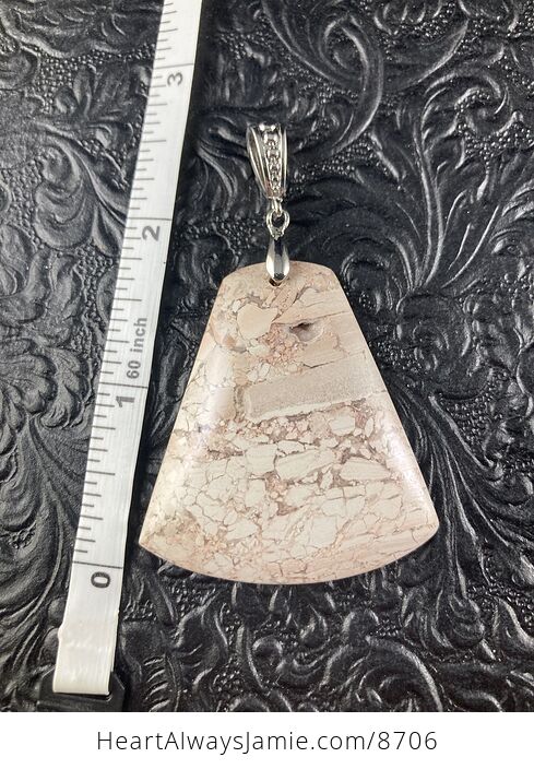 Natural Mexican Brecciated Jasper Crystal Stone Pendant Jewelry - #Y8rfFKmKrek-5