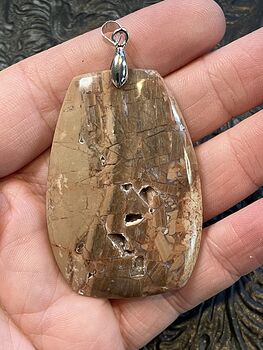 Natural Mexican Brecciated Jasper Druzy Stone Jewelry Crystal Pendant #qJlQnjjiGKQ