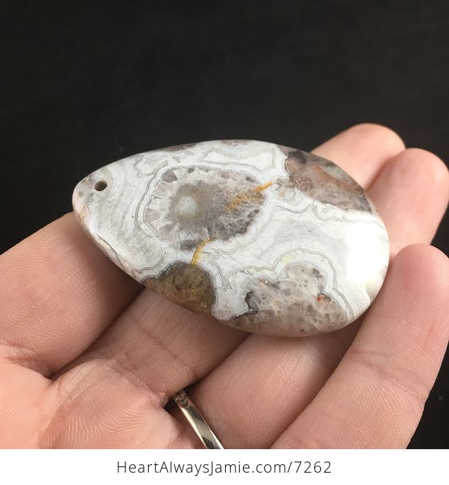 Natural Mexican Crazy Lace Agate Stone Jewelry Pendant - #Hwpx71Hhqjk-4