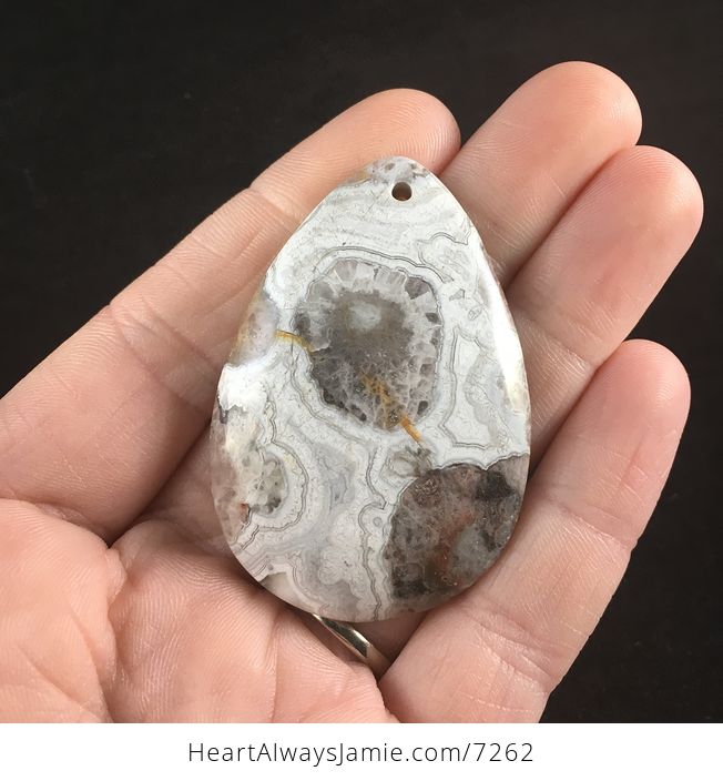 Natural Mexican Crazy Lace Agate Stone Jewelry Pendant - #Hwpx71Hhqjk-1