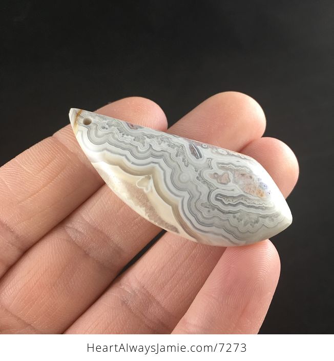 Natural Mexican Crazy Lace Agate Stone Jewelry Pendant - #zoVPpR6PPcg-4