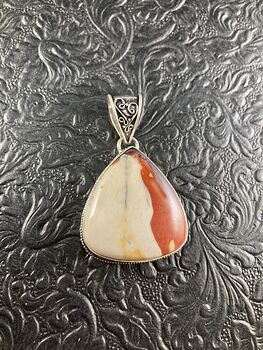 Natural Mookaite Crystal Stone Jewelry Pendant #8dbnNgk21z8