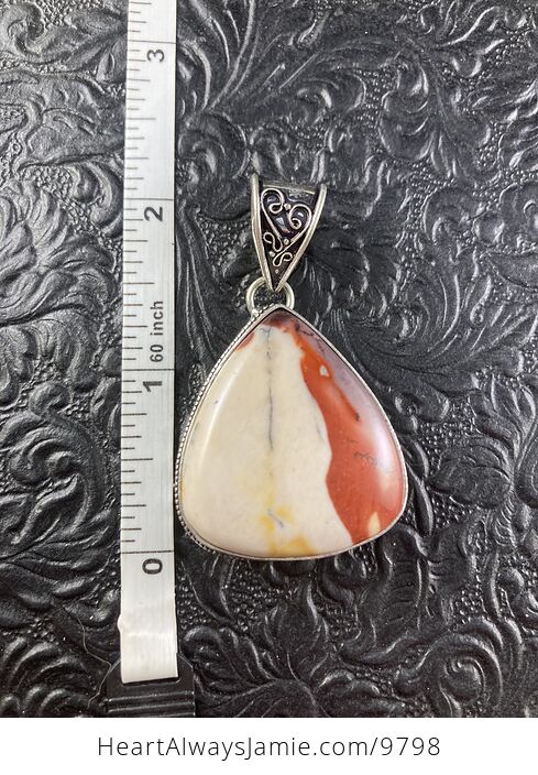 Natural Mookaite Crystal Stone Jewelry Pendant - #8dbnNgk21z8-6