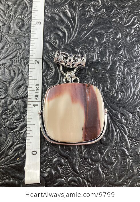 Natural Mookaite Crystal Stone Jewelry Pendant - #8uEam1oelGU-5