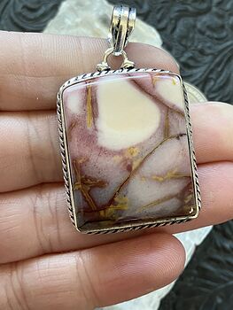 Natural Mookaite Jasper Crystal Stone Jewelry Pendant #sp1xjhfMtFQ