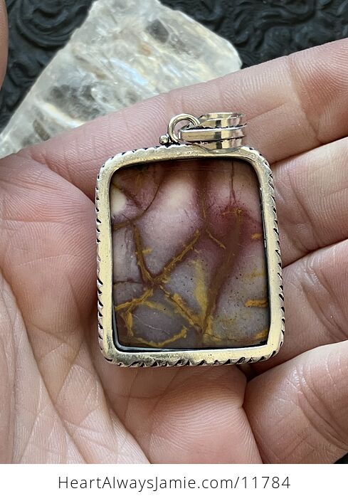 Natural Mookaite Jasper Crystal Stone Jewelry Pendant - #sp1xjhfMtFQ-5