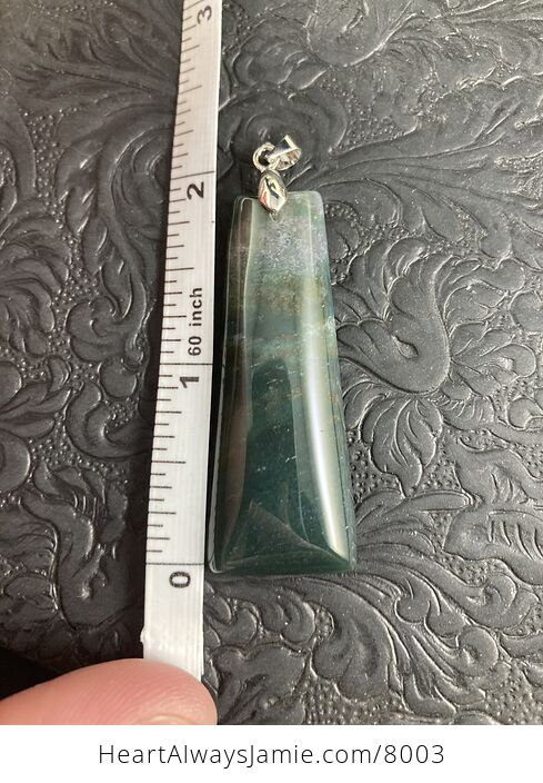 Natural Moss Agate Stone Jewelry Pendant - #xCU61XbKUHY-5