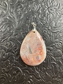 Natural Pink Crazy Lace Agate Crystal Stone Jewelry Pendant #8yxqPORCjeo