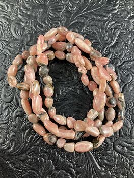 Natural Pink Rhodochrosite Gemstone Jewelry Bracelet #qlqODWMharQ