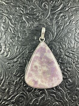 Natural Purple Lepidolite Crystal Stone Jewelry Pendant #7c3chCHslvA