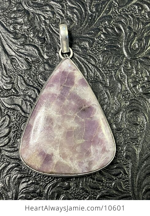 Natural Purple Lepidolite Crystal Stone Jewelry Pendant - #wd2z4nt0A04-2