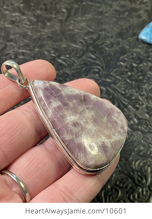 Natural Purple Lepidolite Crystal Stone Jewelry Pendant - #wd2z4nt0A04-4