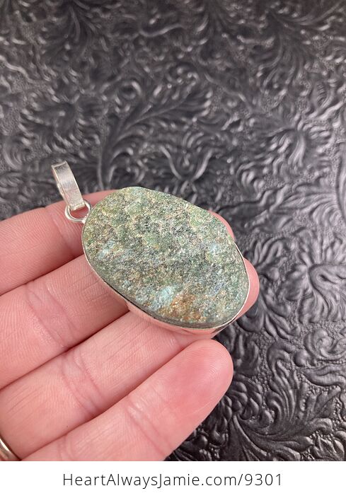 Natural Raw Moss Agate Crystal Stone Jewelry Pendant - #dSBj8GC4P48-5