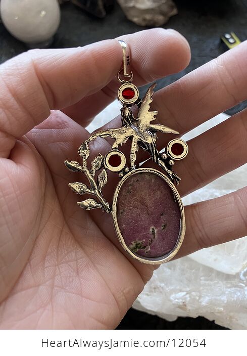 Natural Raw Polished Ruby Stone Fairy Jewelry Crystal Pendant - #WPe0mJDkYyk-5